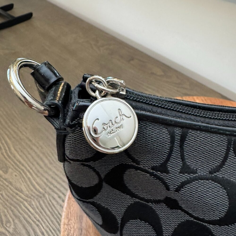 Coach Signature C Demi Mini Shoulder Bag – Black Y2K Style - Picture 6 of 12